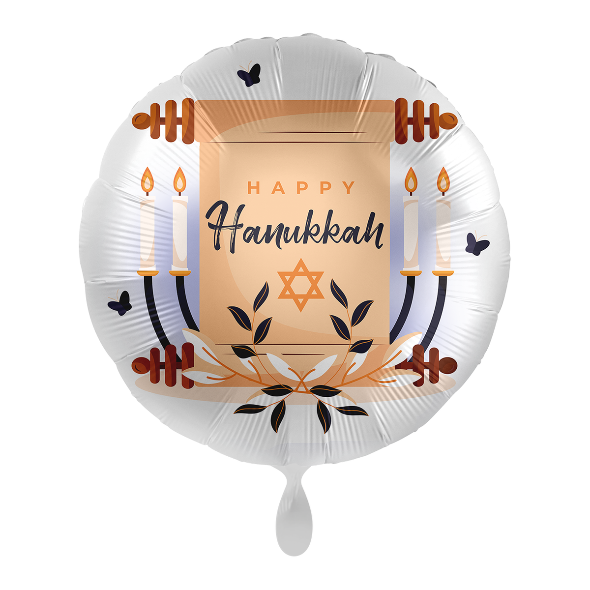 1 Ballon - Chanoeka Symbool - NL