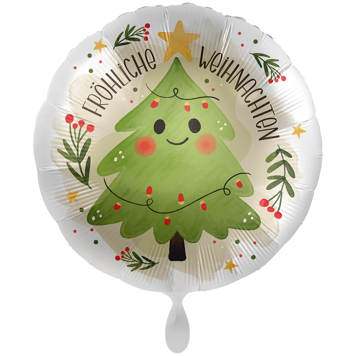 1 Ballon XXL - Happy Christmas Tree - NED
