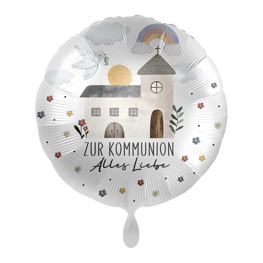 1 ballon - Heilige Communie kerk - NLD