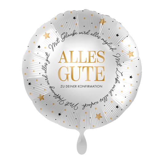 1 Ballon - Bestätigungssterne - DUT
