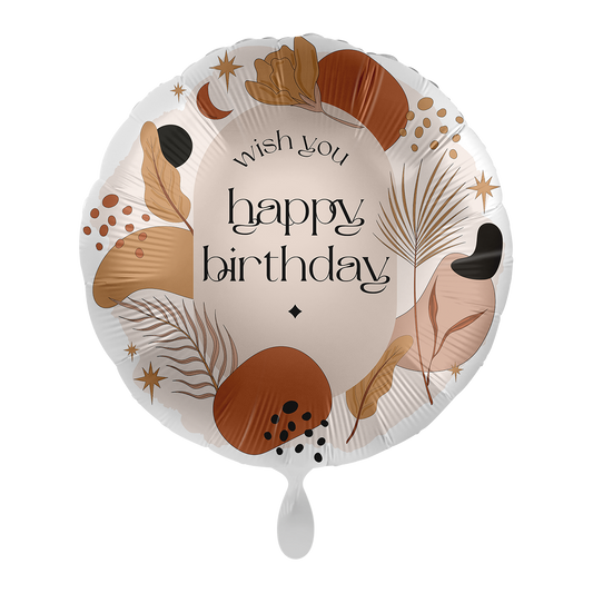 1 Ballon - Vrolijke Verjaardagssfeer - ENG