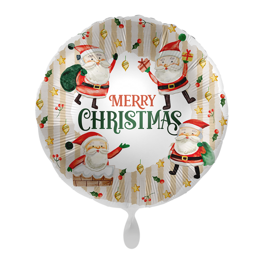 1 Ballon - Vrolijk Kerstfeest - NL