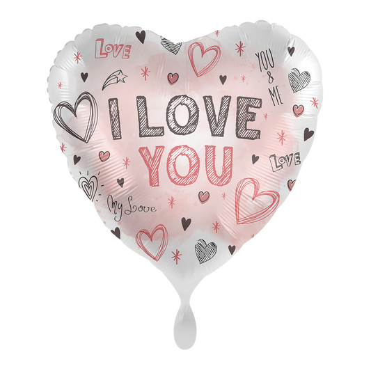 1 Ballon - Voor mijn liefde - ENG