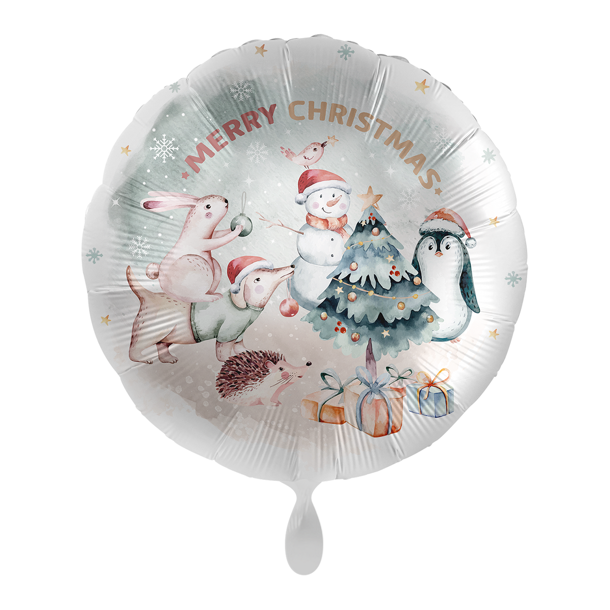 1 Ballon - Merry Christmas Friends - NL
