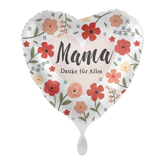 1 Ballon - Bedankt mama voor alles - NLD