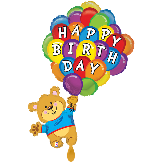 1 Ballon XXL - Verjaardagsballon Beer