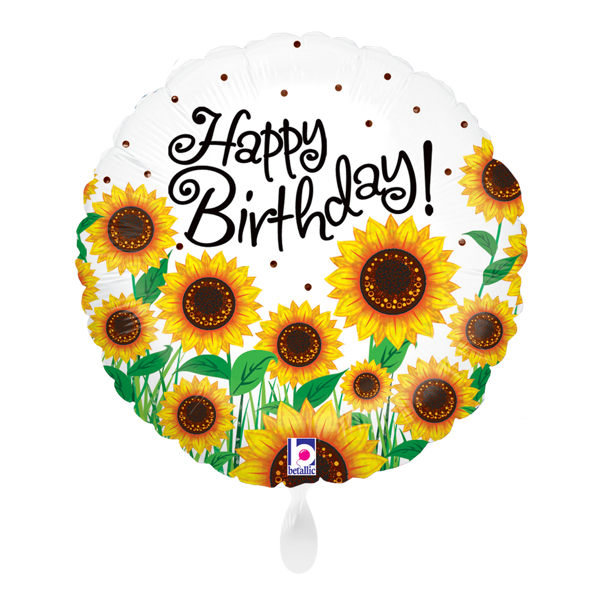 1 Ballon - Sonne Sonnenblumen Geburtstag