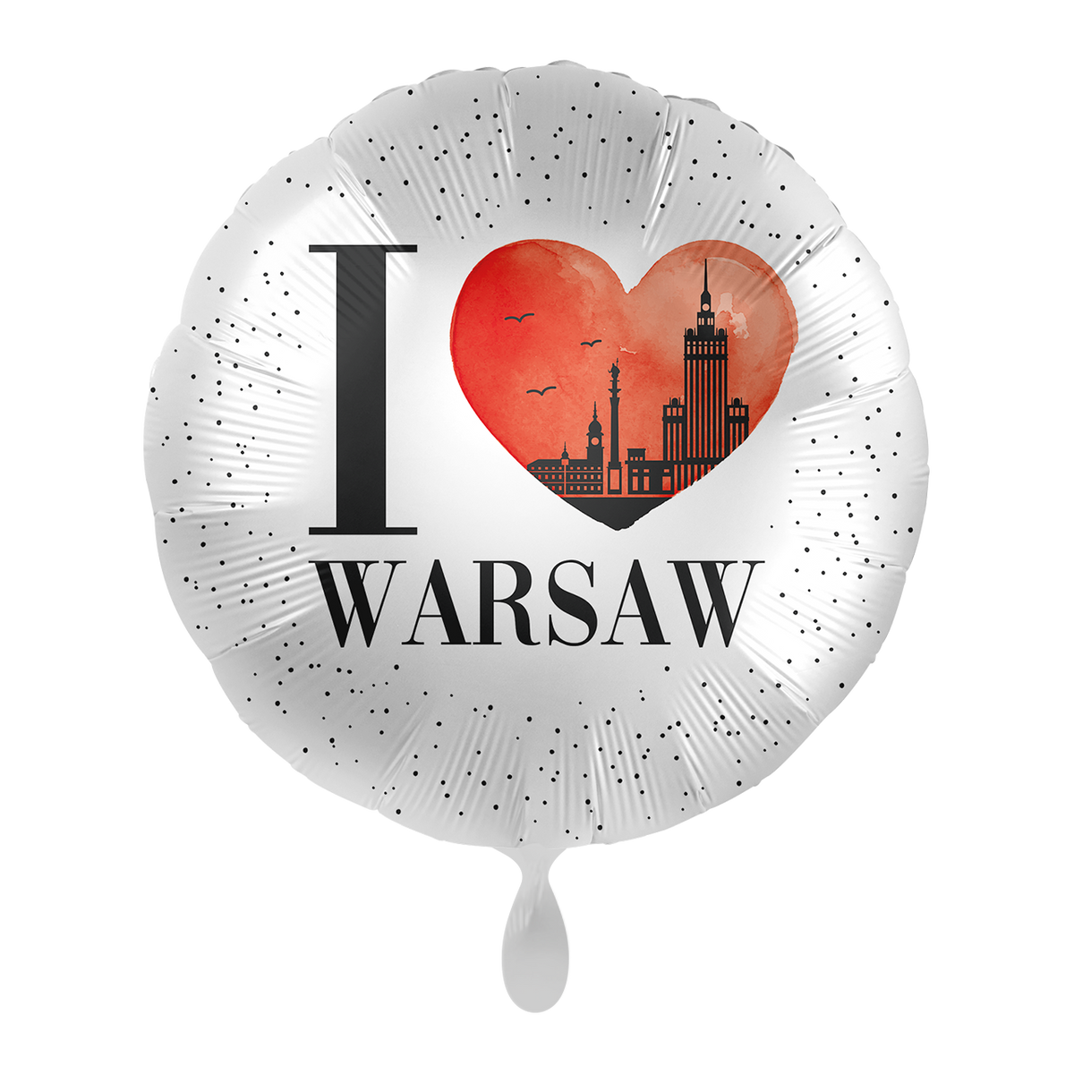 1 Ballon - I Love Warsaw - NL