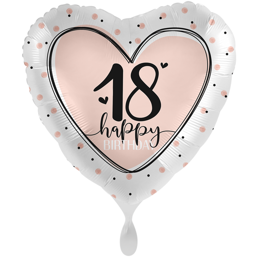 1 Ballon XXL - Lovely Birthday 18 - NL