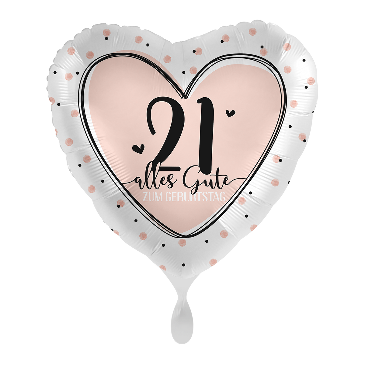 1 Ballon - Lovely Birthday 21 - NL