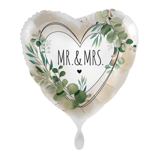 1 Ballon - Mr. & Mrs. Natural - Engels