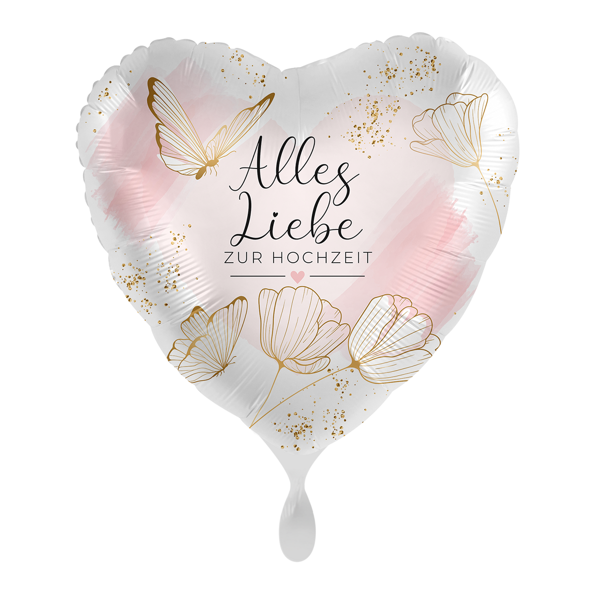 1 Ballon - Zarte Schmetterlinge - NLD