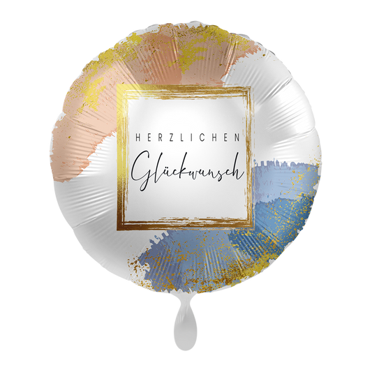 1 Ballon - Gouden Verjaardagsframe - NL