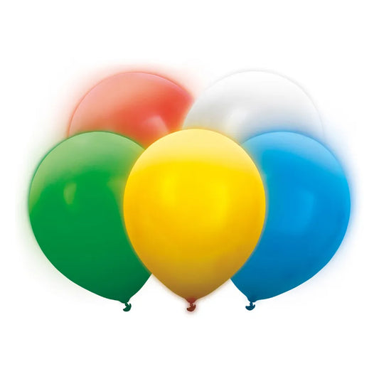 5 ledballonnen - Ø 30 cm - mix
