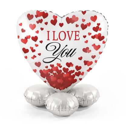 1 Ballon-Bouquet - Ich liebe dich - NL