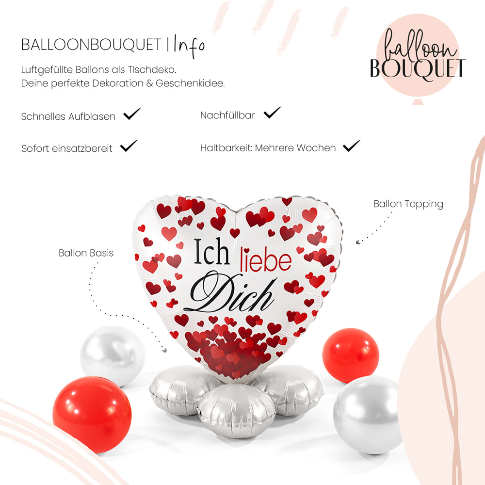 1 Ballonboeket - I Love You - GER