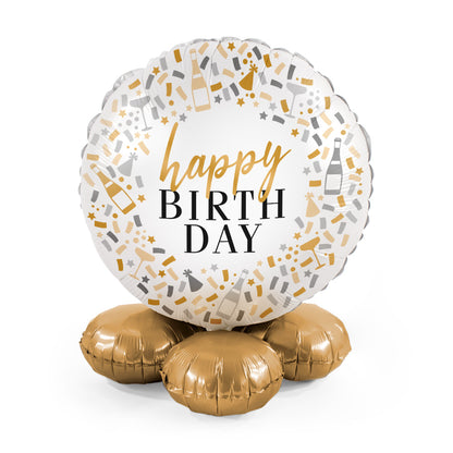 1 ballonnenboeket - Hello Happy Birthday - ENG