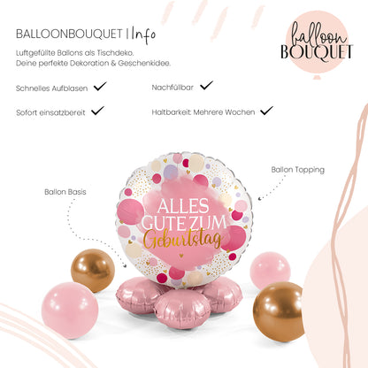 1 ballonnenboeket - Sweet Birthday - NL