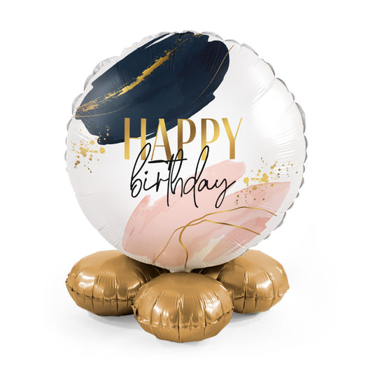 1 Ballonboeket - Moderne verjaardagssfeer - NL