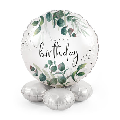 1 Ballonboeket - Green Magic Wishes - ENG