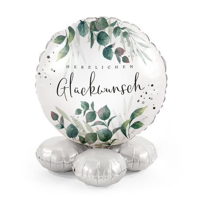 1 Ballonbouquet - Groene Magische Wensen - NLD