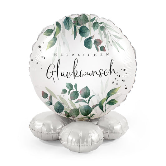1 Ballonbouquet - Groene Magische Wensen - NLD
