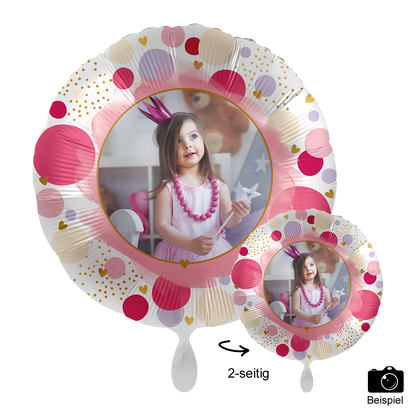 1 Ballon mit Foto - Sweet Birthday
