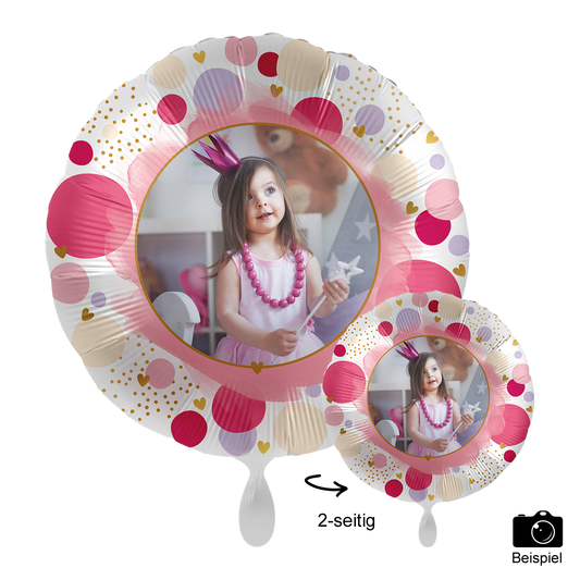 1 Ballon mit Foto - Sweet Birthday