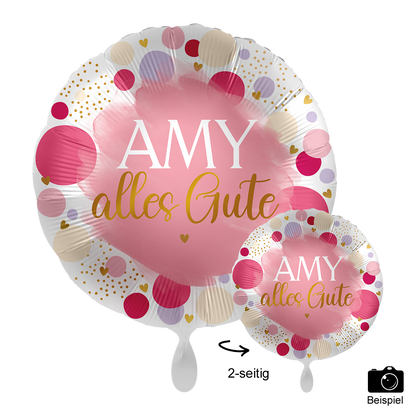 1 Ballon mit Text - Sweet Birthday