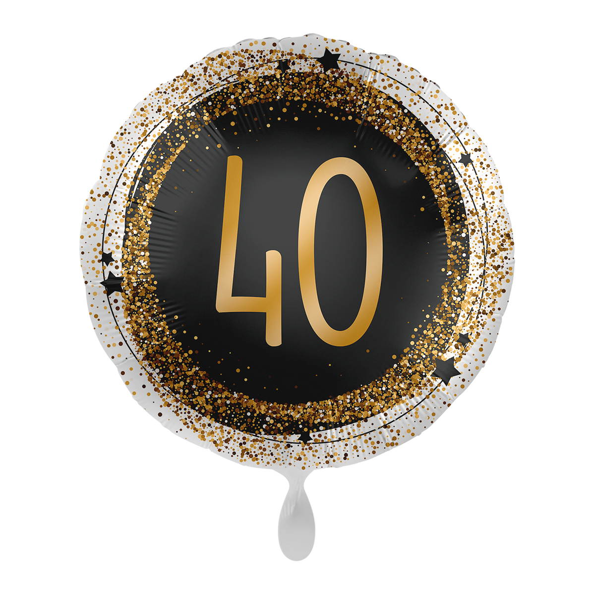 1 Ballon - Goudglitter 40 - UNI