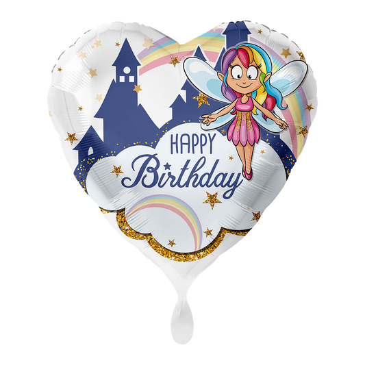 1 Ballon - Fairy Magic Happy Birthday - ENG