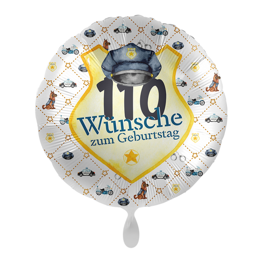 1 ballon - Police Academy - 110 wensen