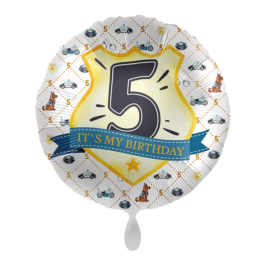 1 Ballon - Police Academy - Vijf