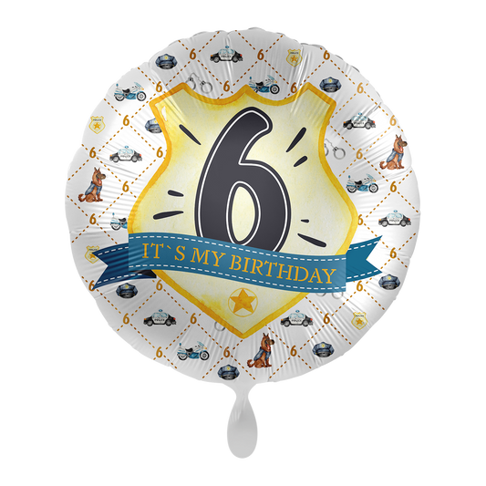 1 Ballon - Police Academy - Zes
