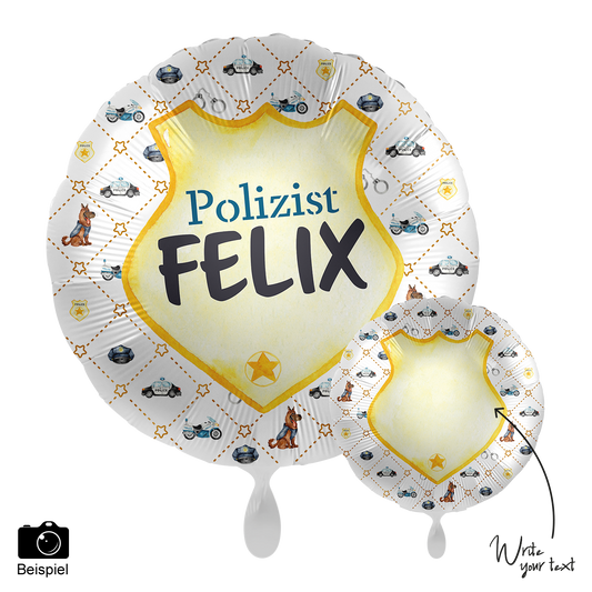 1 Ballon - Personaliseer HET - Politieacademie