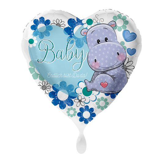 1 ballon - Nijlpaard jongen