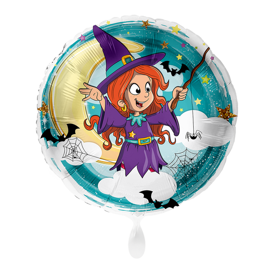 1 Ballon - Happy Witch - UNI