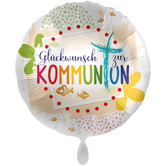 1 Ballon XXL – Communie Gelukwens – NL