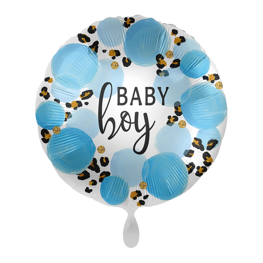 1 Ballon - Baby Boy Leopard - ENG