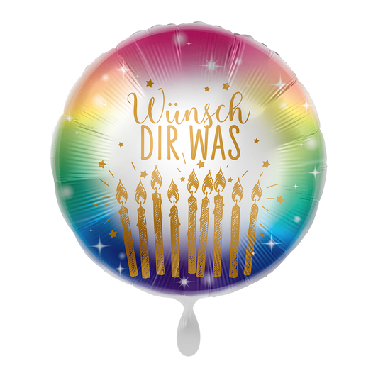 1 ballon - Doe een wens - ENG