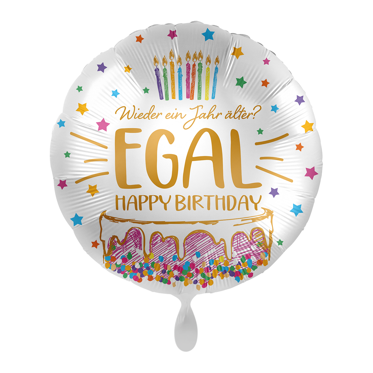 1 Ballon - Geburtstagstorte - DEU