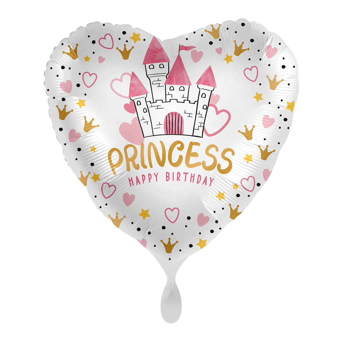 1 Ballon - Magische Prinzessin Geburtstag - EN