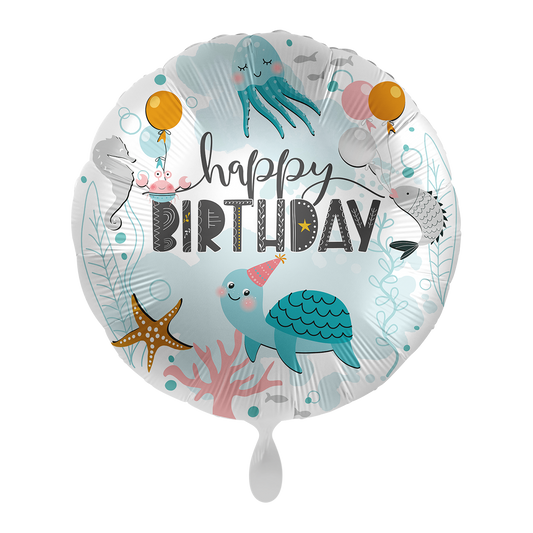 1 Ballon - Shinery Waterworld Birthday - NL
