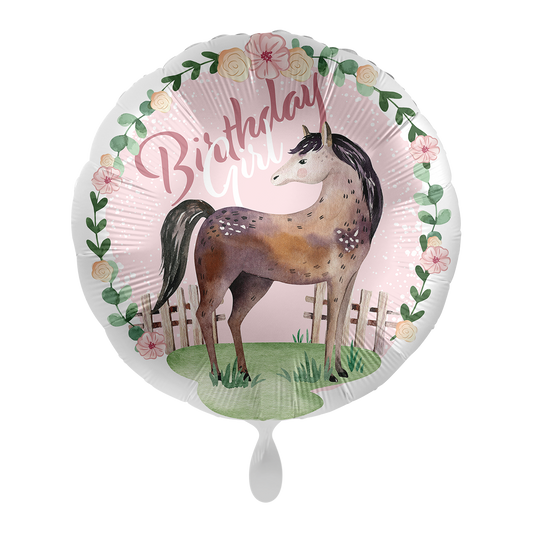 1 Ballon - Charmantes Pferdegeburtstag - DEU