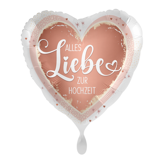 1 Ballon - Van harte gefeliciteerd met jullie huwelijk