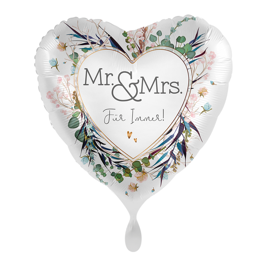 1 Ballon - Mr. & Mrs. - NL