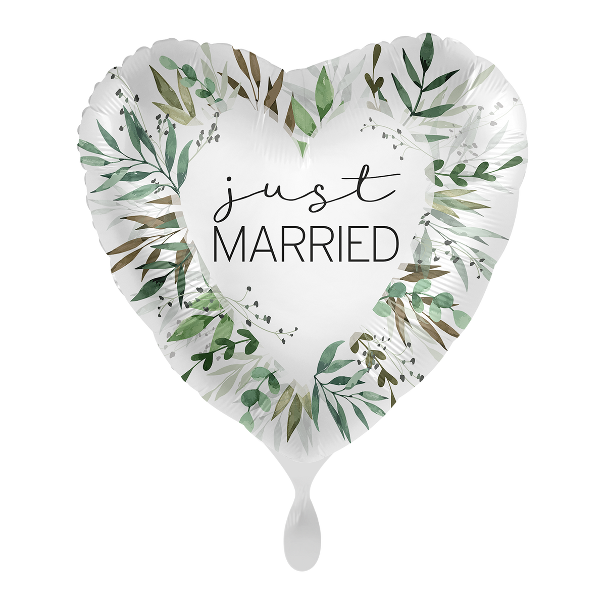 1 Ballon - Natural Greenery Hochzeit - DEU