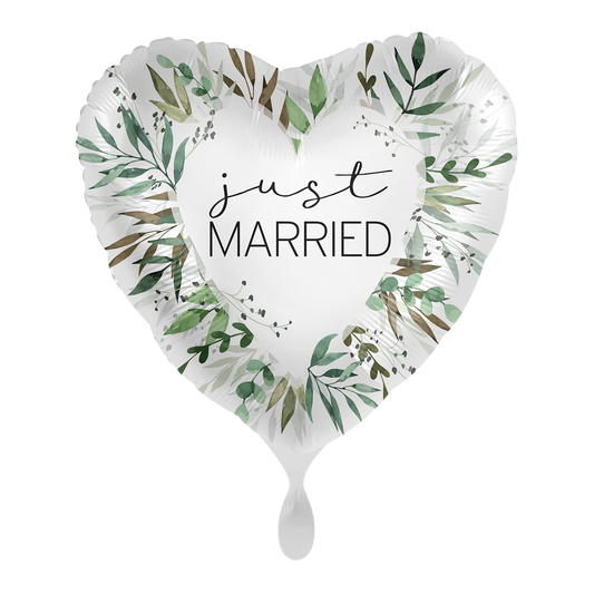1 Ballon - Natural Greenery Hochzeit - DEU