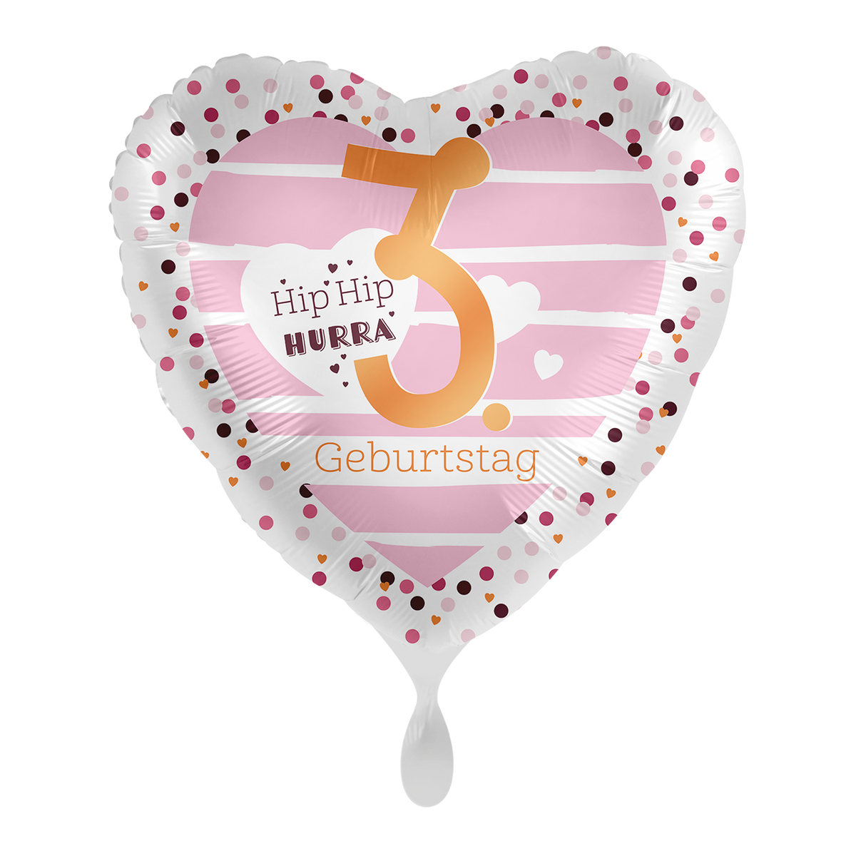 1 Ballon - 3. Verjaardag Harten - NL