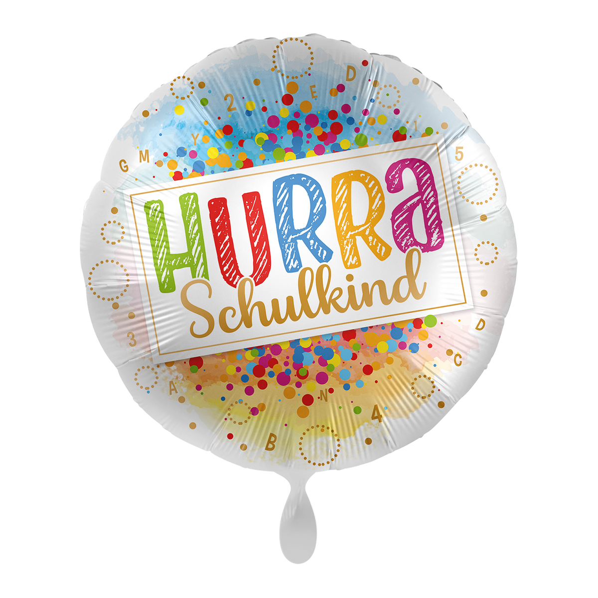 1 Ballon - Klaar voor School - NL
